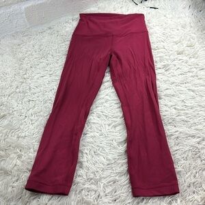 Lululemon Align Crop *21" Star Ruby